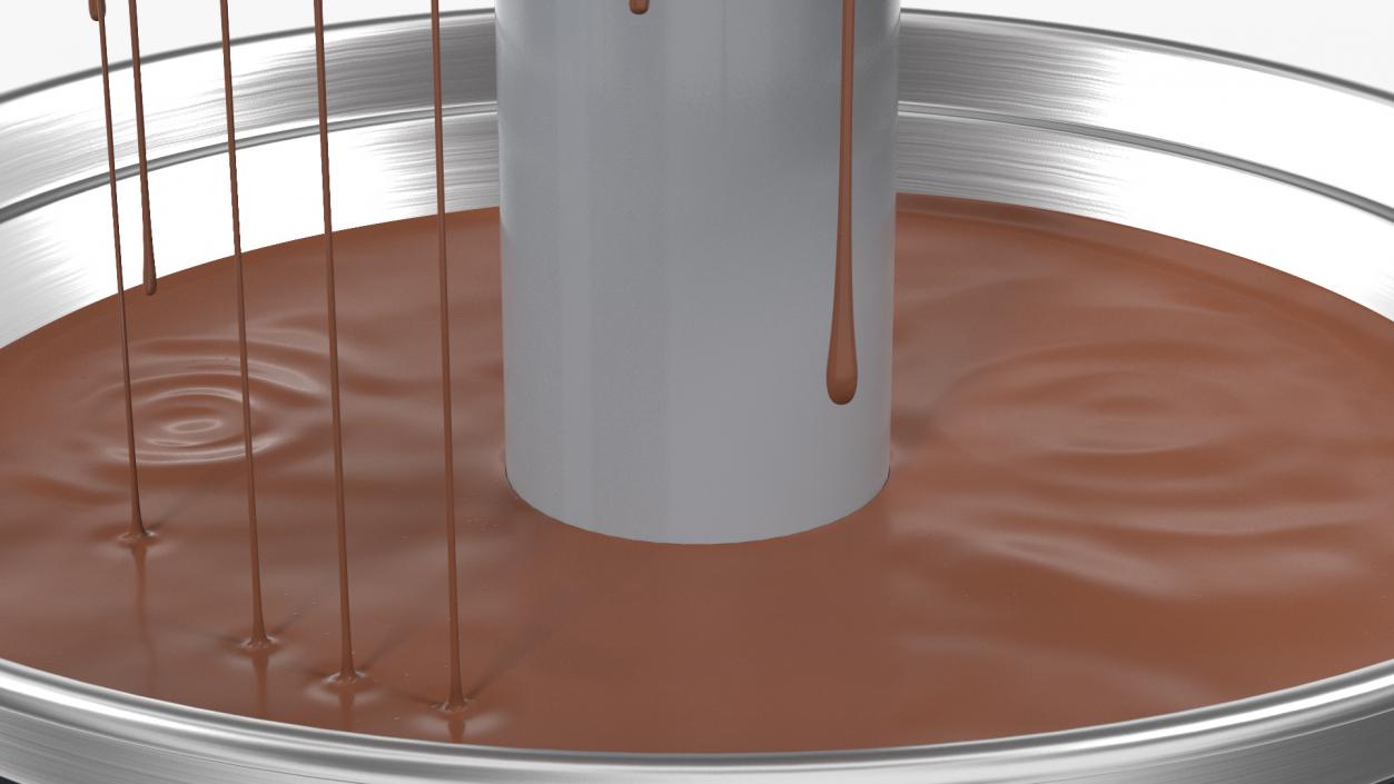 3D Chocolate Fountain model