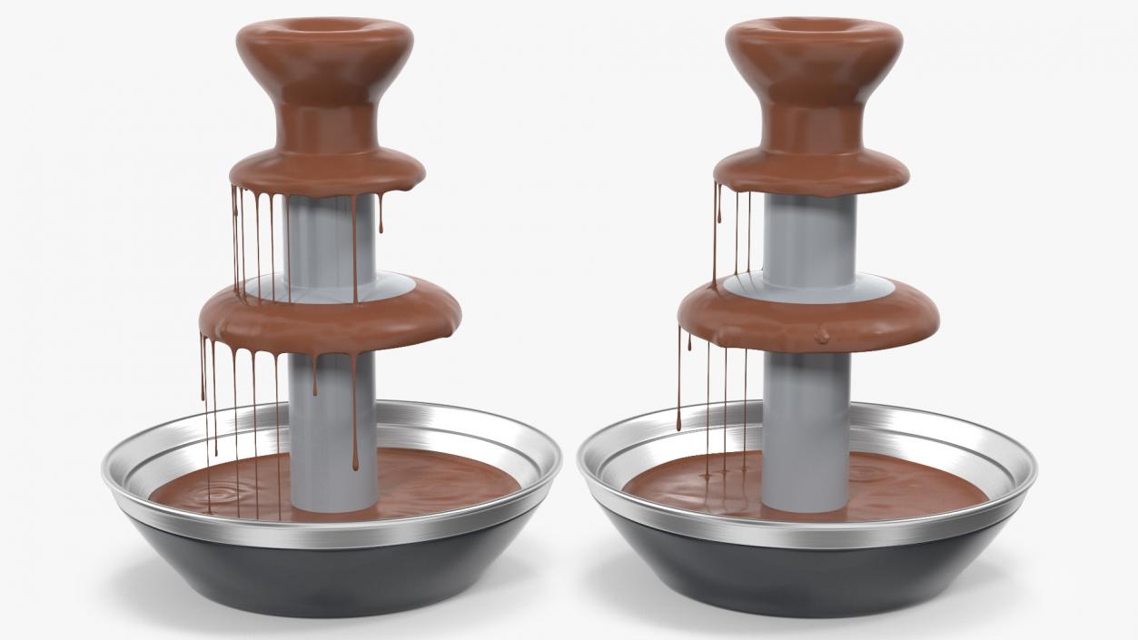 3D Chocolate Fountain model