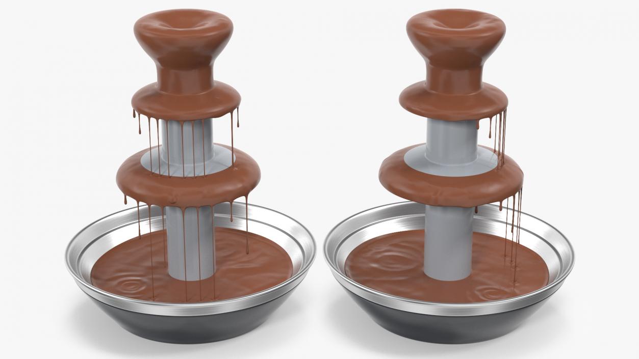 3D Chocolate Fountain model