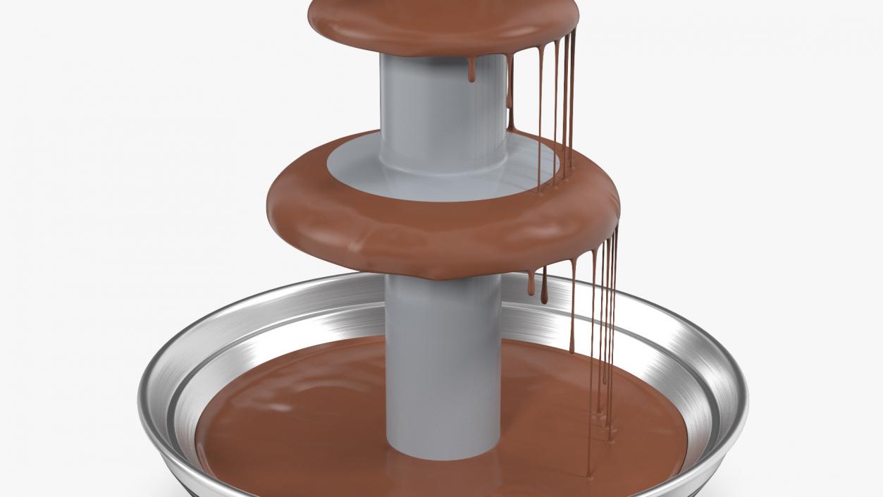 3D Chocolate Fountain model