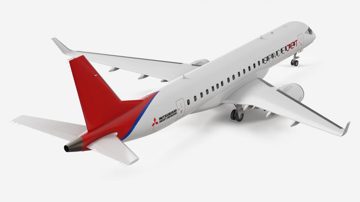 3D Mitsubishi SpaceJet M90 model