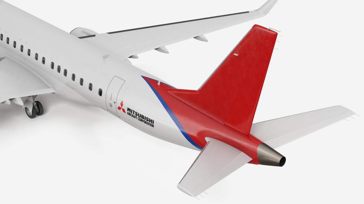 3D Mitsubishi SpaceJet M90 model