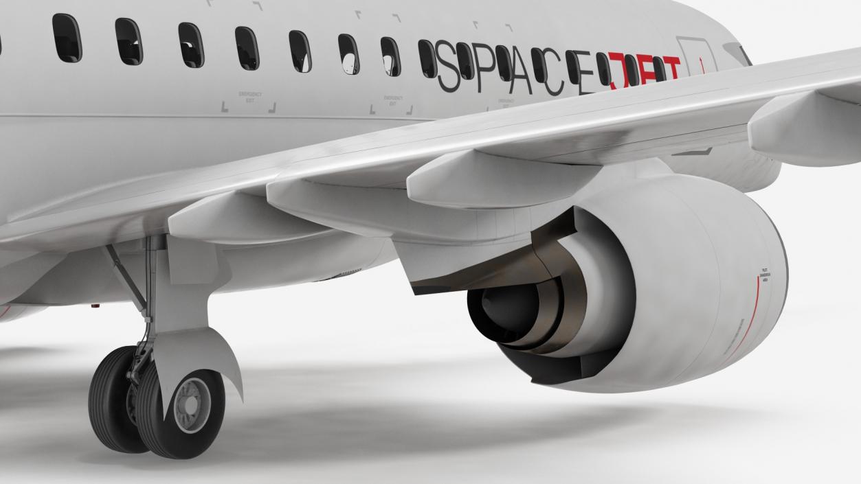 3D Mitsubishi SpaceJet M90 model