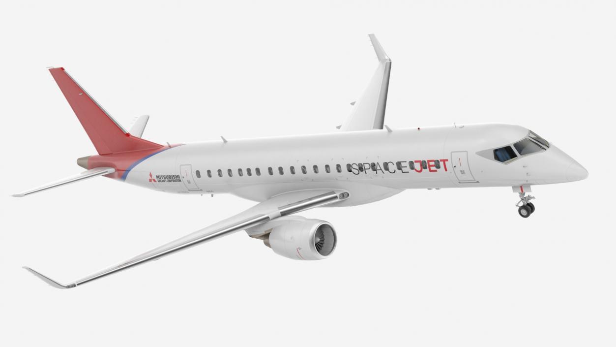 3D Mitsubishi SpaceJet M90 model