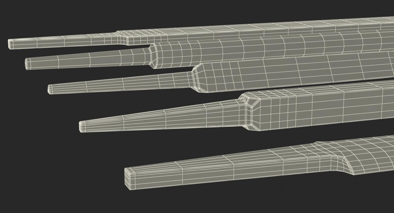 Different Hand Files Set 3D model