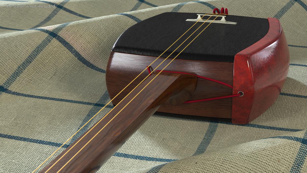 Shamisen Black 3D model