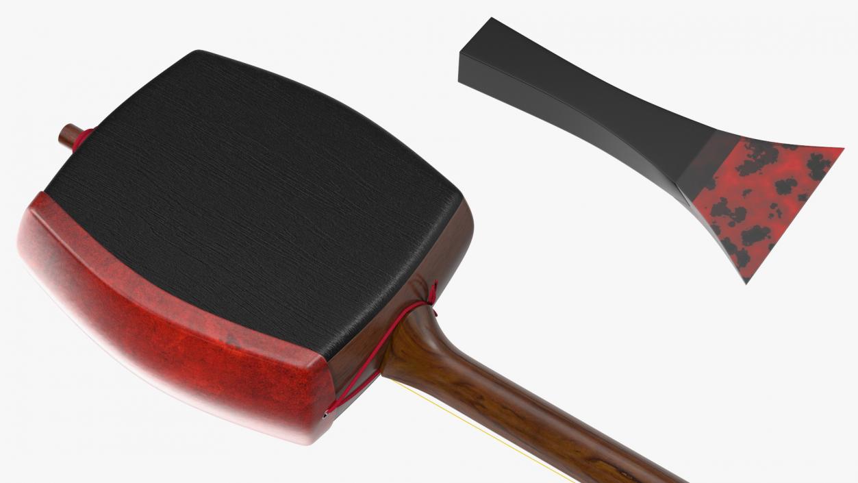 Shamisen Black 3D model