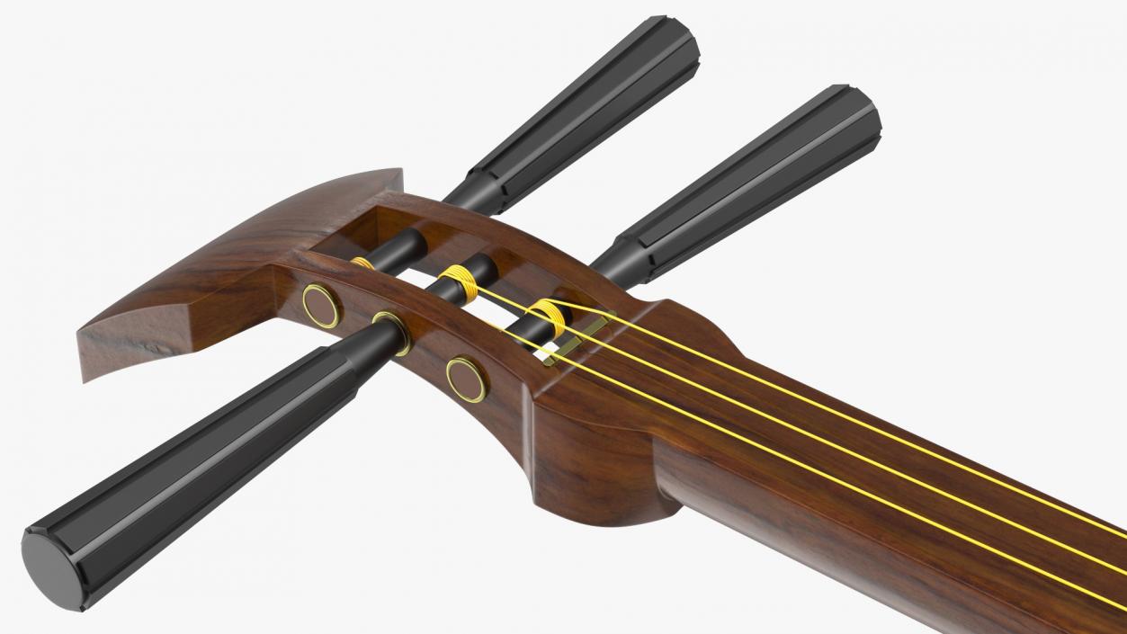 Shamisen Black 3D model