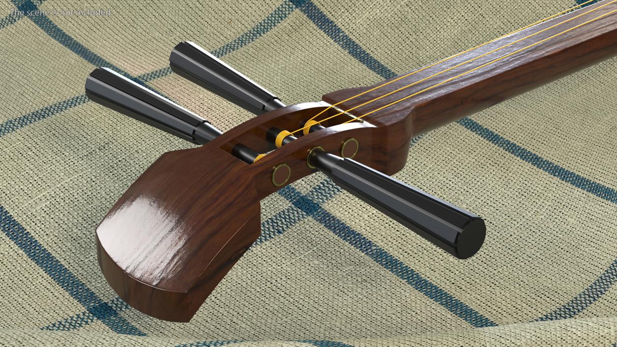 Shamisen Black 3D model