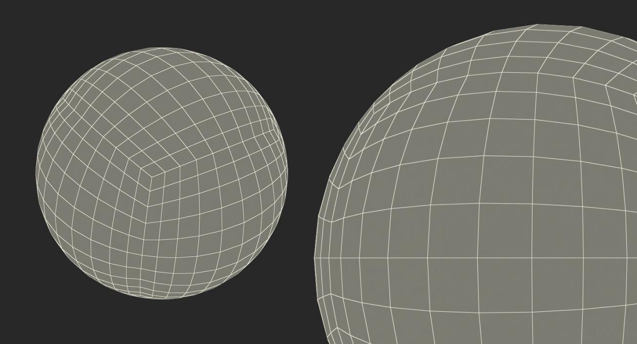 3D Lacrosse Ball model