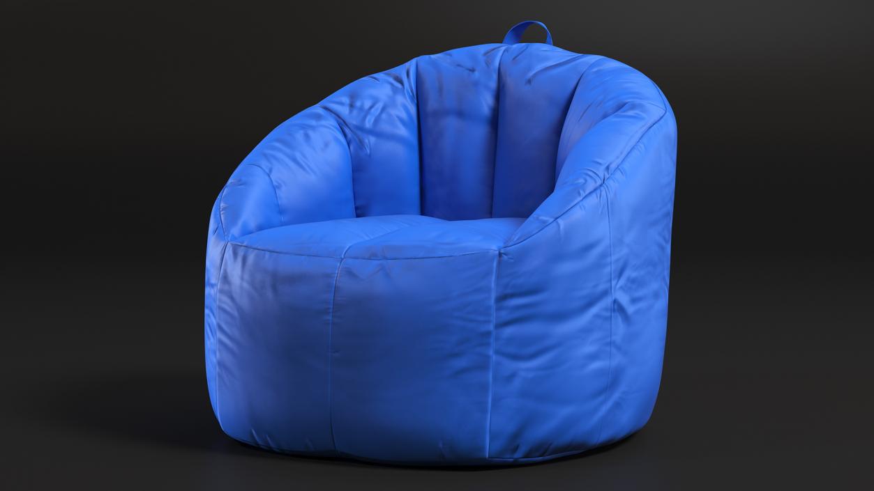 3D Bean Bag Big Joe Blue