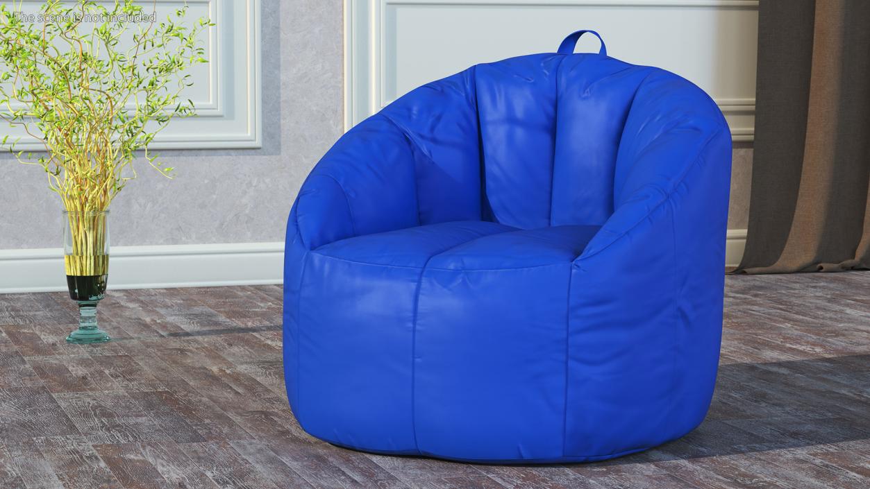 3D Bean Bag Big Joe Blue