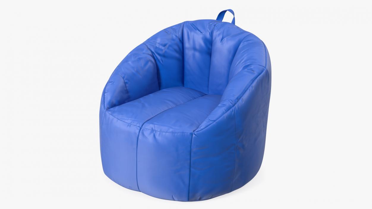 3D Bean Bag Big Joe Blue