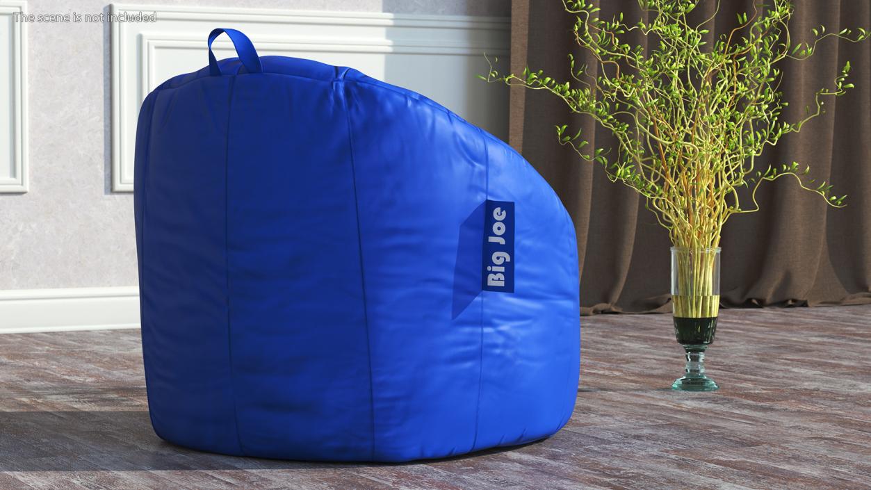 3D Bean Bag Big Joe Blue