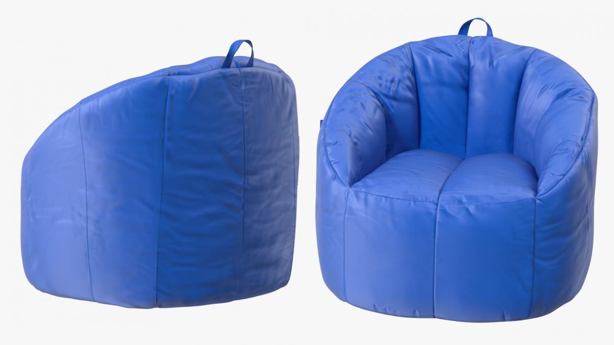 3D Bean Bag Big Joe Blue