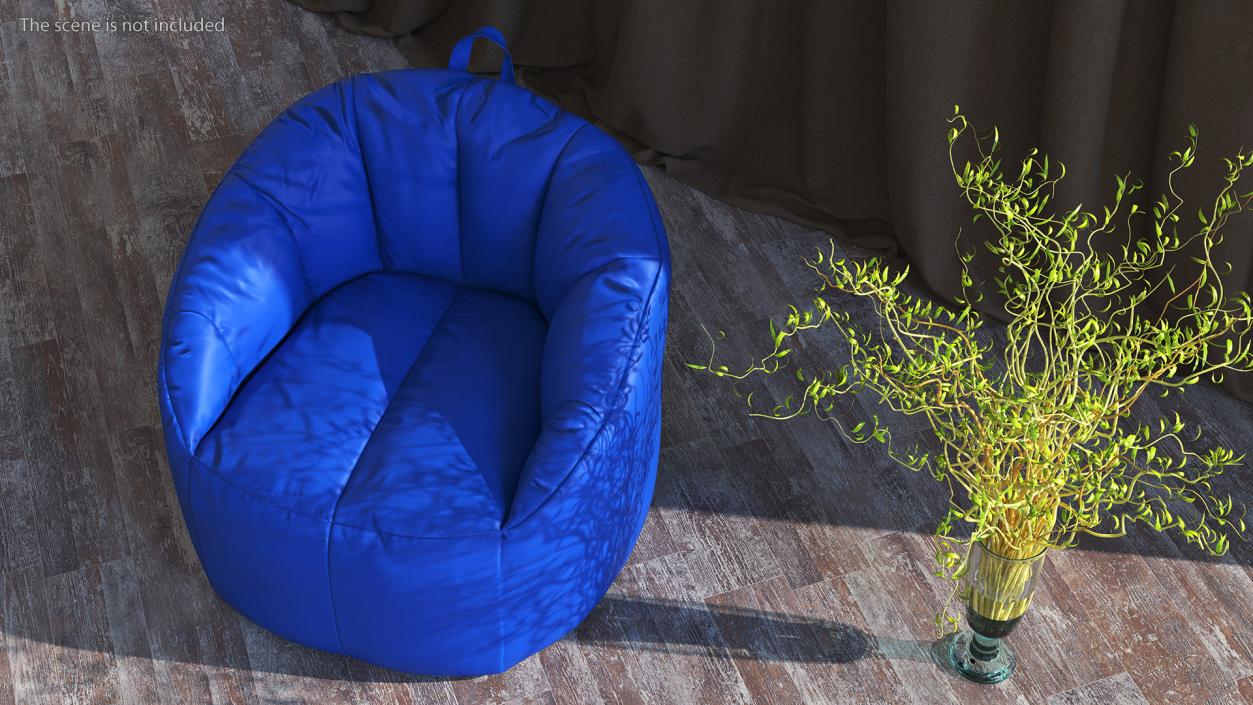 3D Bean Bag Big Joe Blue