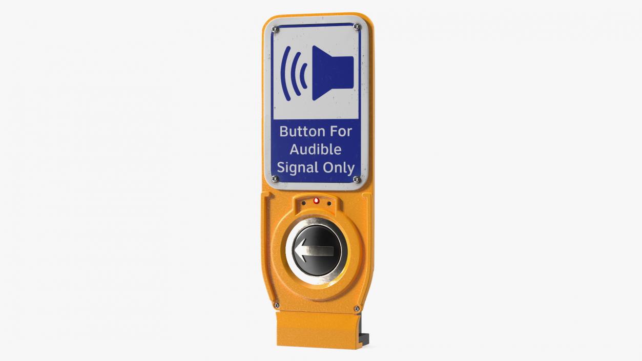 Audible Signal Crosswalk Button(1) 3D model