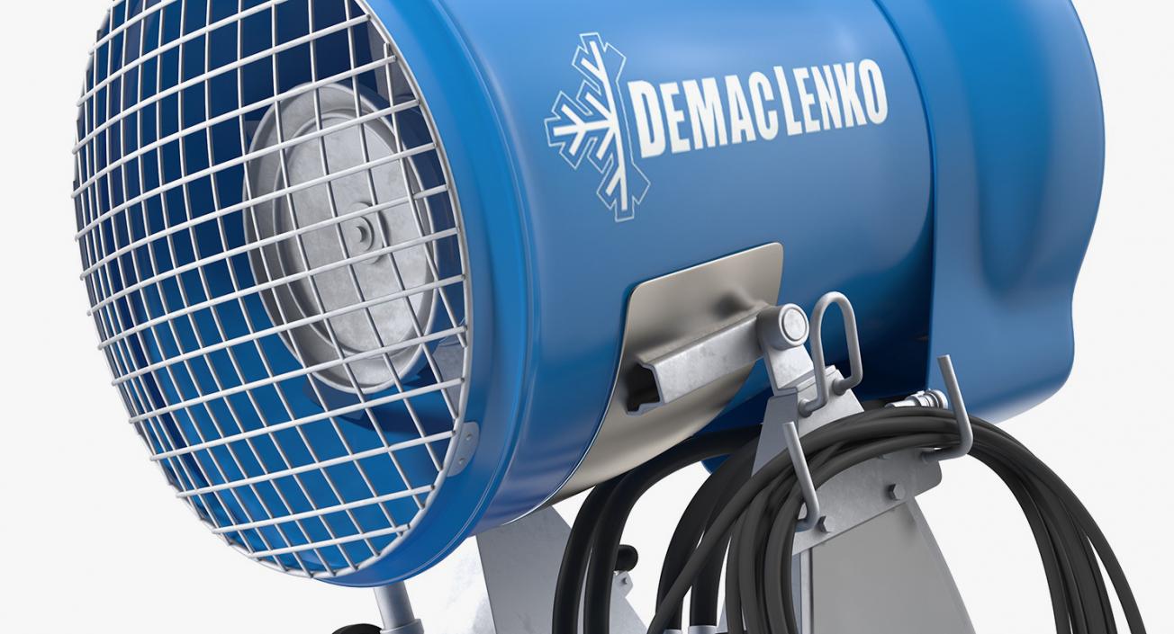 Demaclenko EVO MMK Snow Gun Rigged 3D model