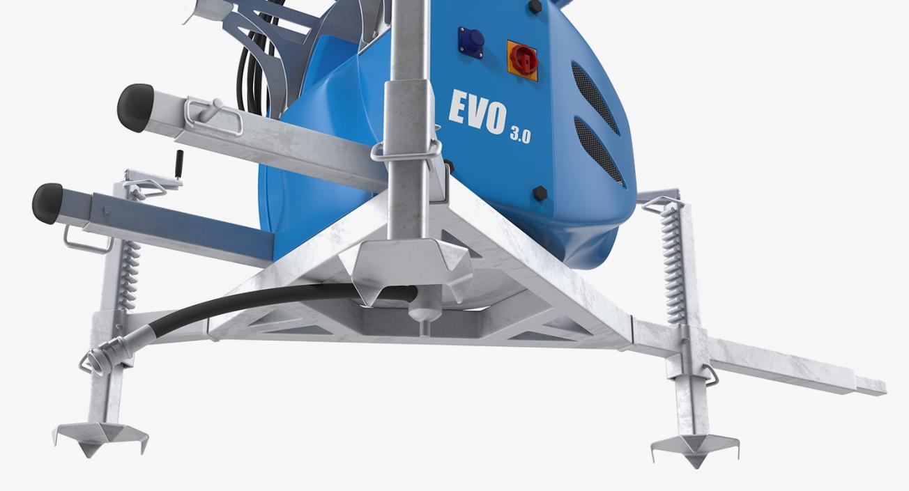 Demaclenko EVO MMK Snow Gun Rigged 3D model