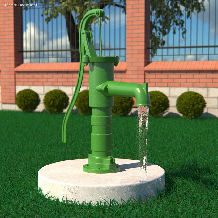 3D model Hand Water Pump