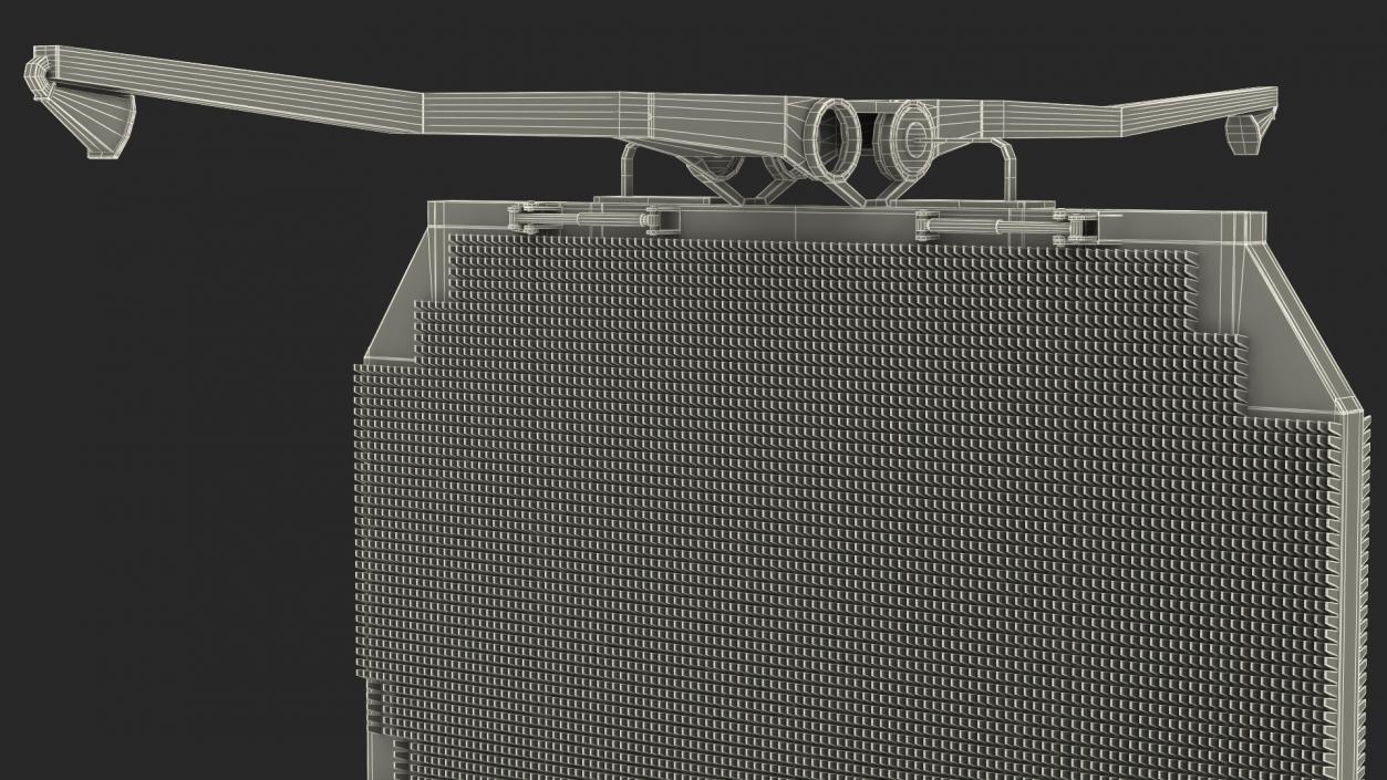 Long Range Radar TOMBSTONE 64N6 Trailer 3D model