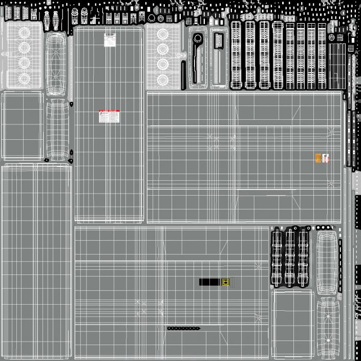 Meter Center Terminal Box Square D EZM3800 3D