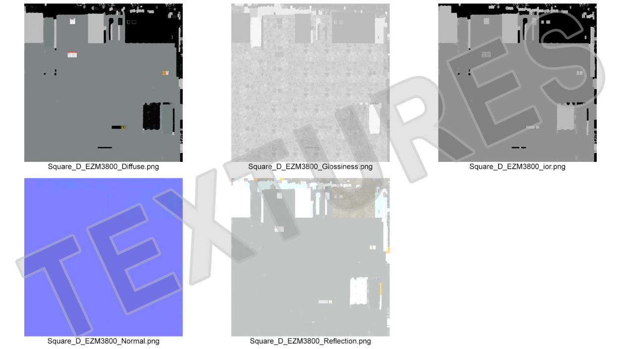 Meter Center Terminal Box Square D EZM3800 3D