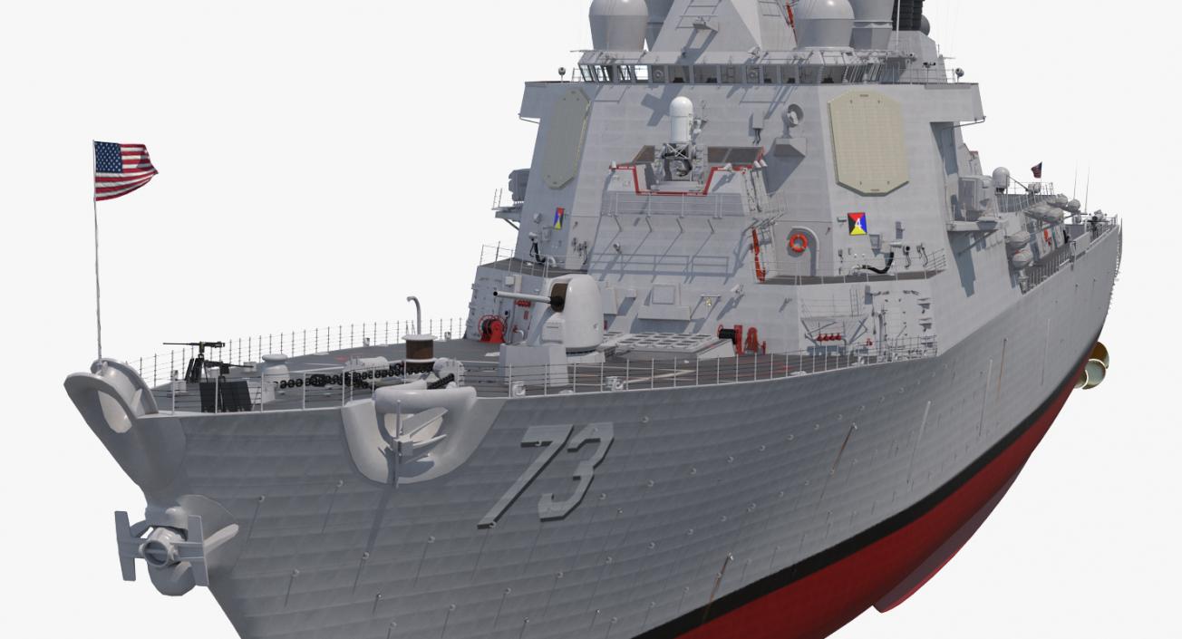 3D Arleigh Burke Destroyer Decatur DDG-73 model