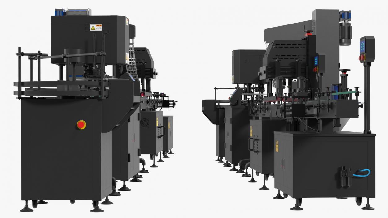 Snack Packing Machine Production Line 3D