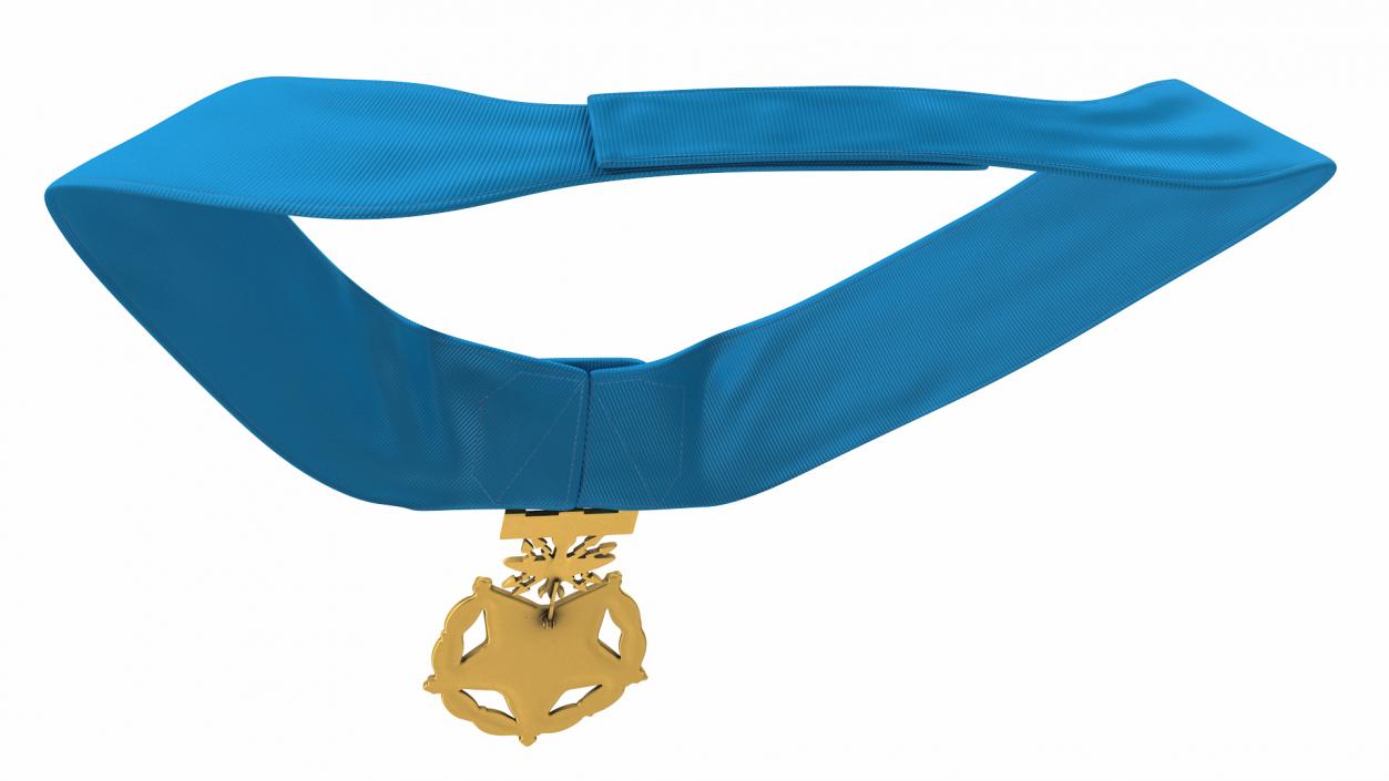 US Air Force Medal of Honor Worn 3D