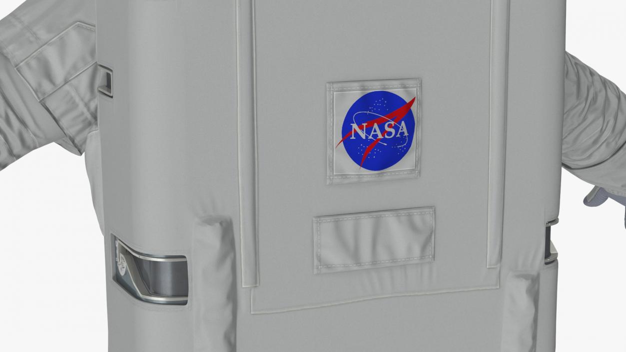 Astronaut in Extravehicular Mobility Unit Rigged for Maya 3D