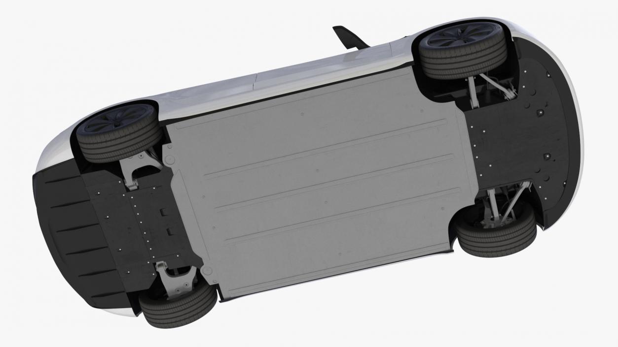 3D EVgo Fast Charging Station and Electric Cars 2