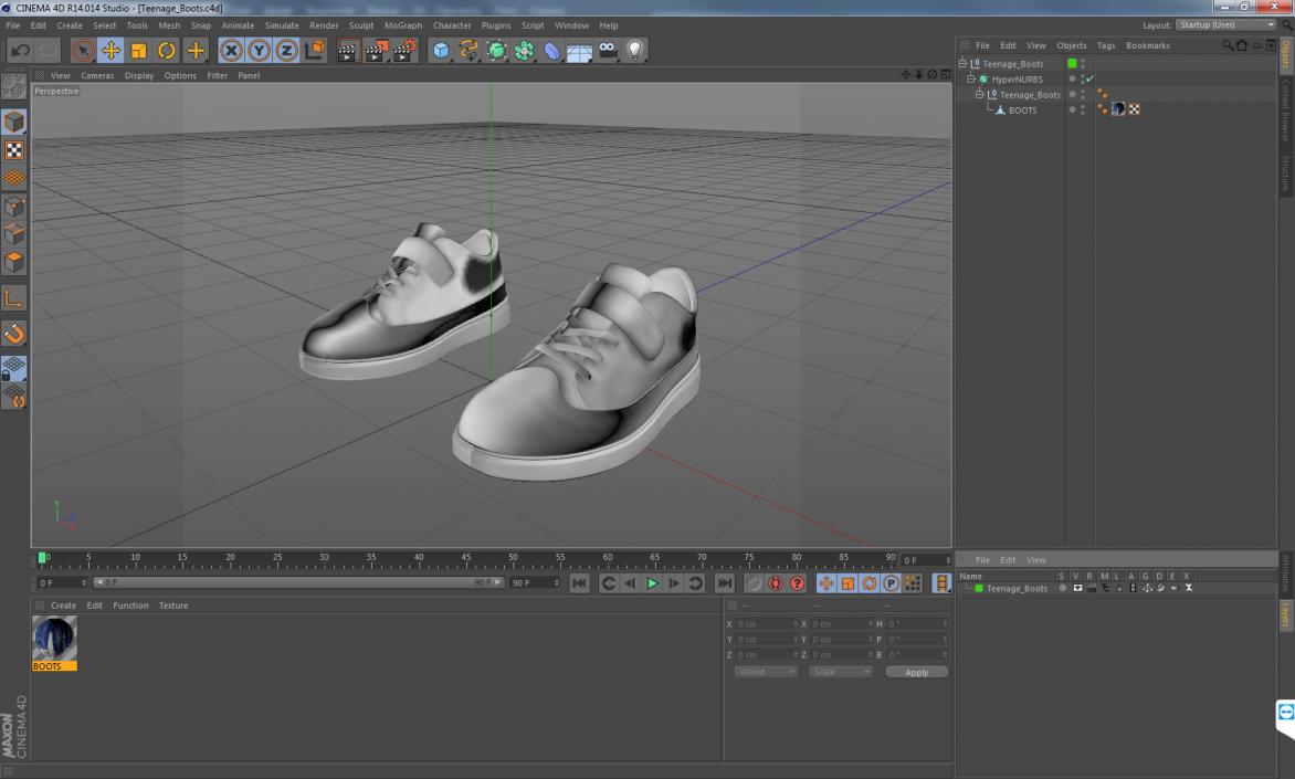 3D Teenage Sneakers