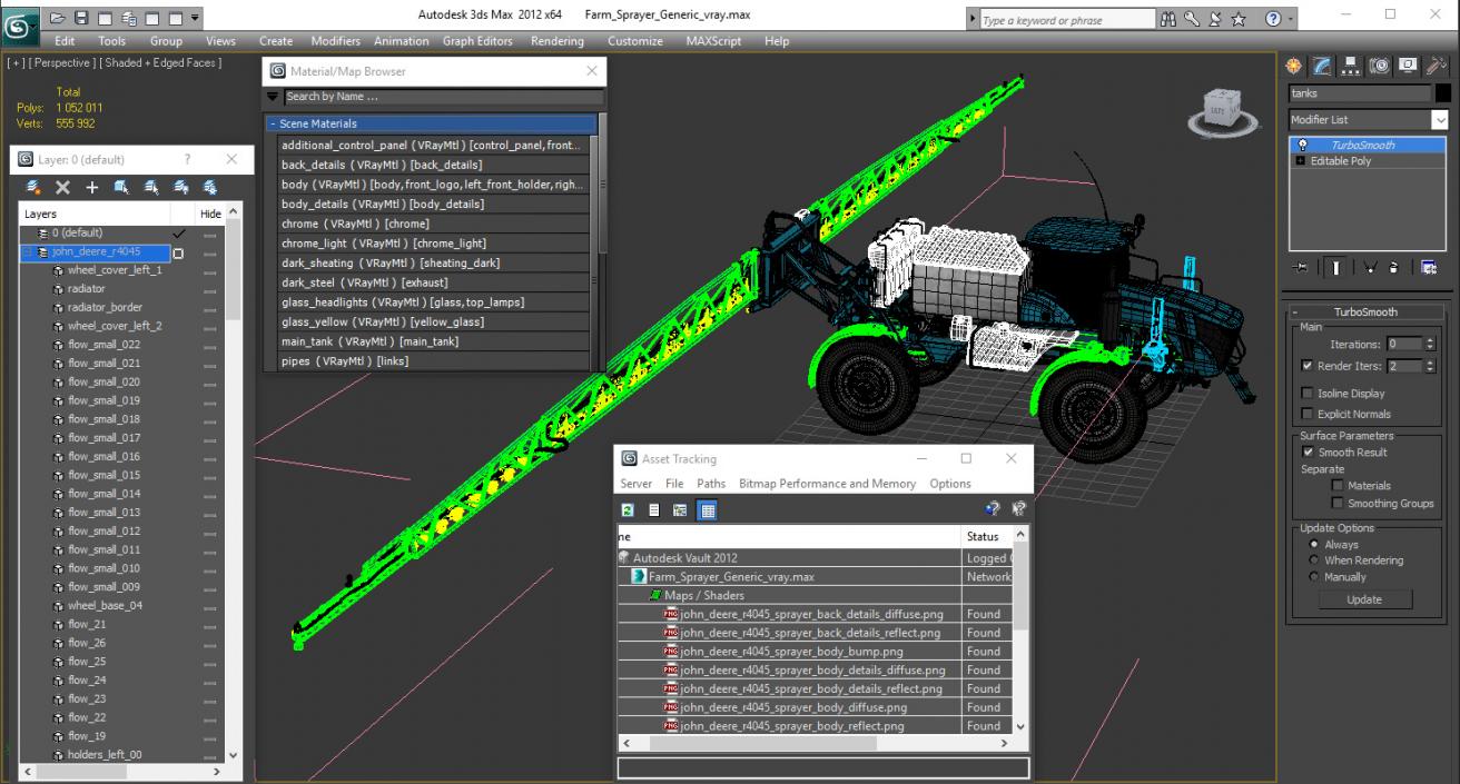 3D model Farm Sprayer Generic 3D 2