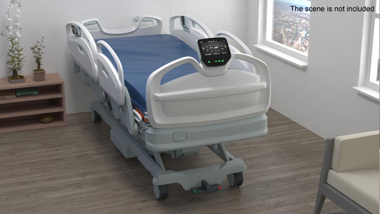 3D Smart Care Electronic Medical Patient Bed