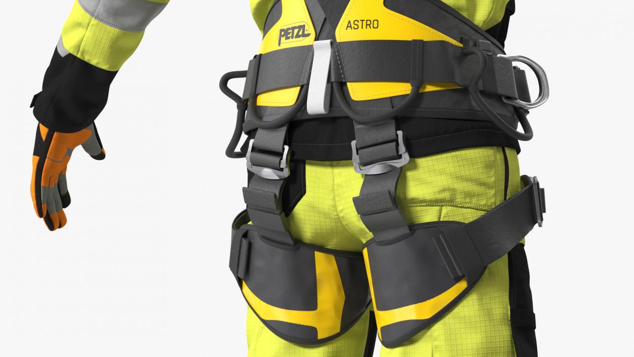 3D model High Altitude Worker Full Equipment