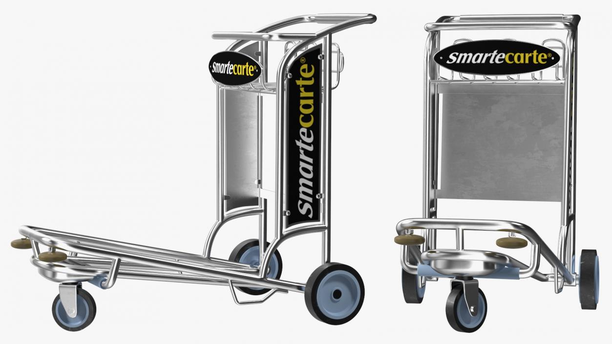 Smartecarte Airport Luggage Cart 3D