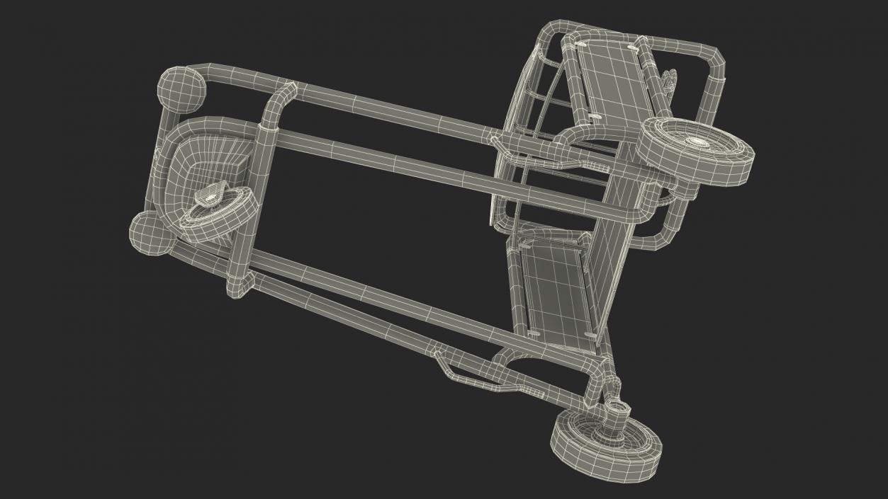 Smartecarte Airport Luggage Cart 3D