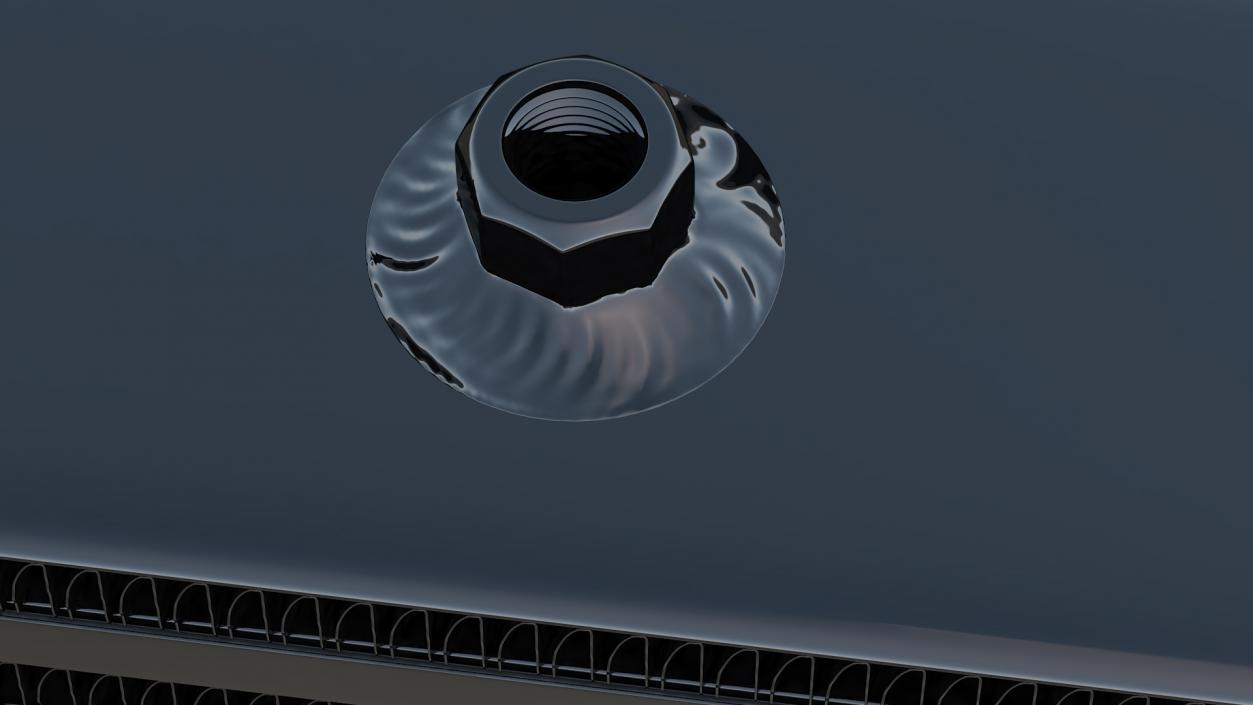 Black Car Intercooler Two Sided Pipes 3D