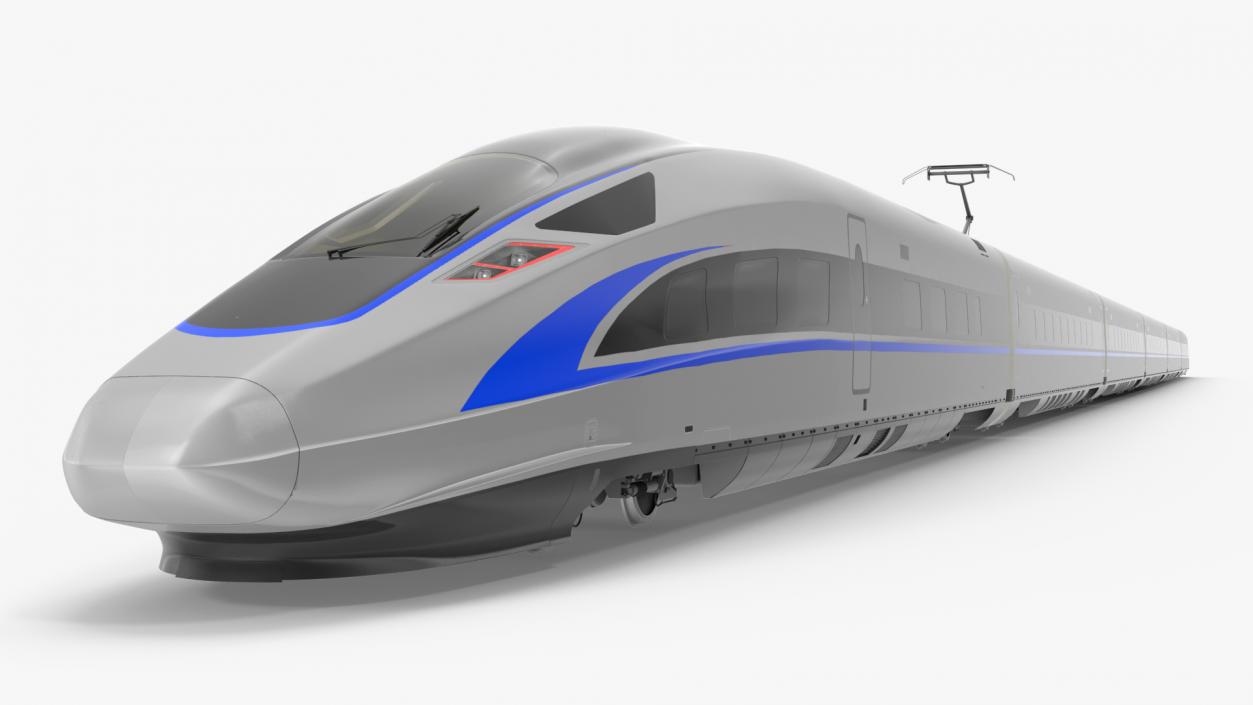 3D High Speed Bullet Train model