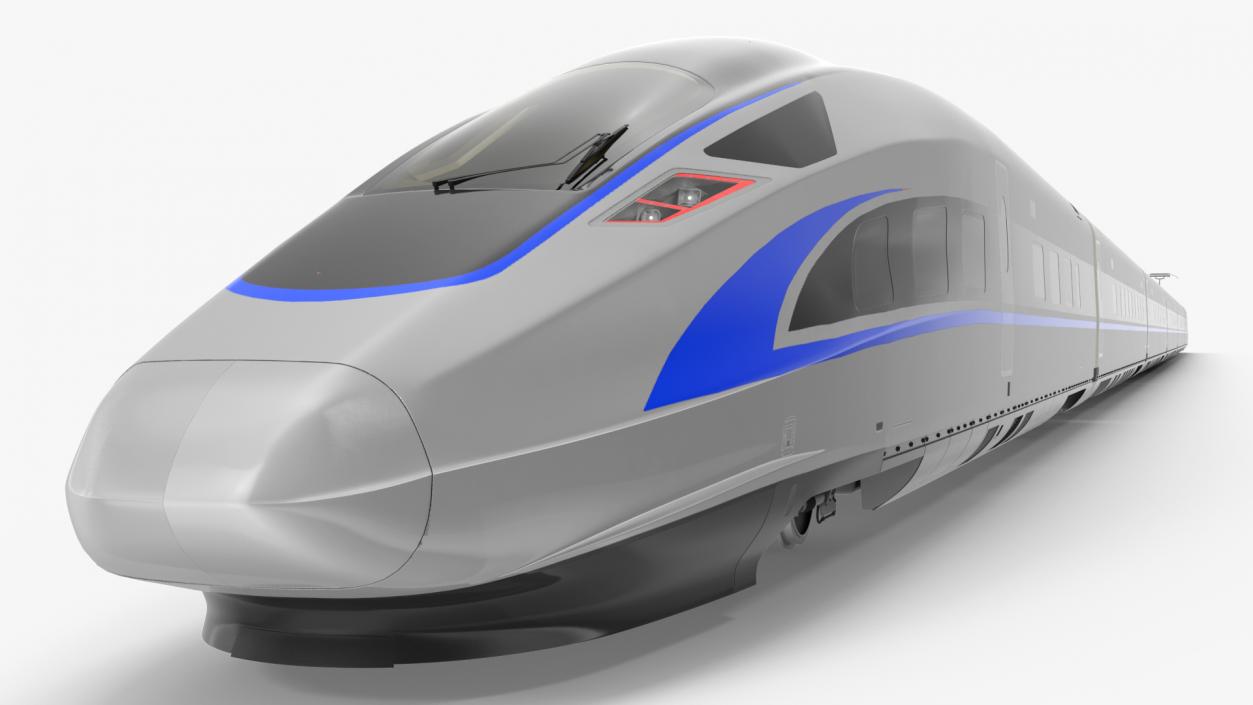 3D High Speed Bullet Train model