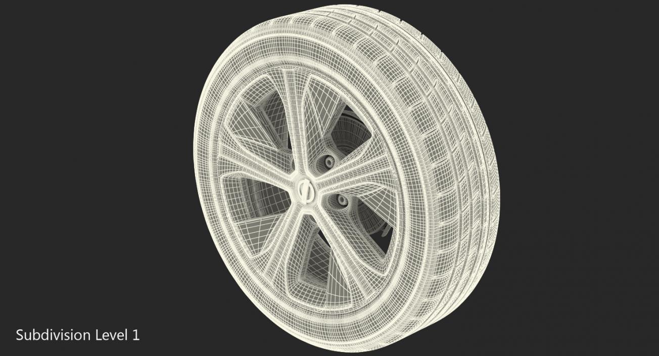 Nissan Wheel 3D