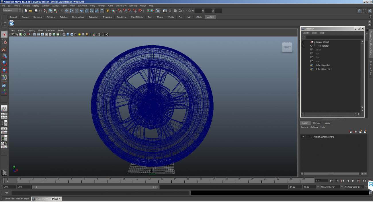 Nissan Wheel 3D