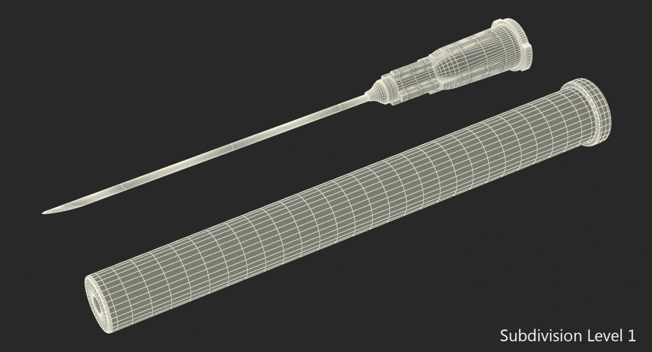 Medical Syringe Needle 3D