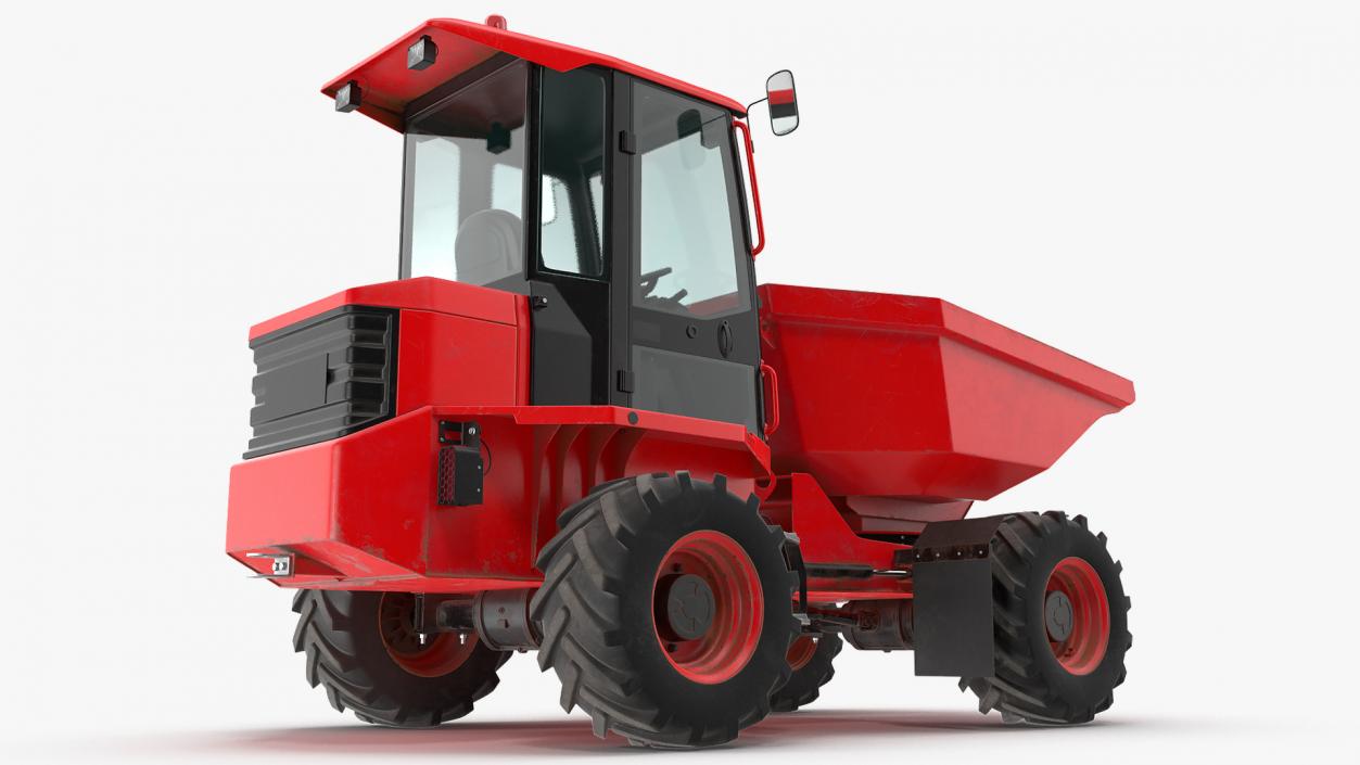 Cabbed Dumper Generic Dirty 3D