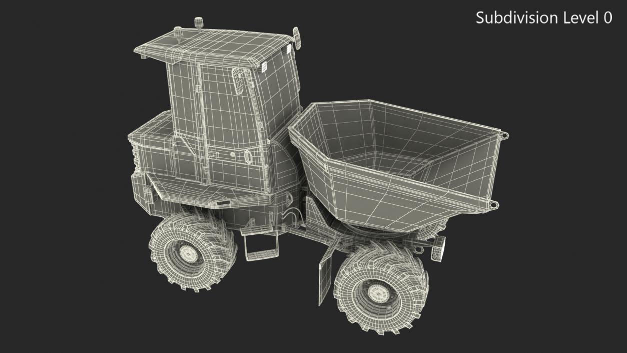 Cabbed Dumper Generic Dirty 3D