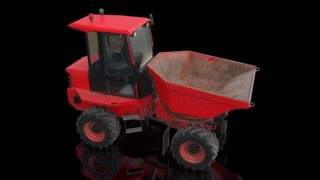 Cabbed Dumper Generic Dirty 3D