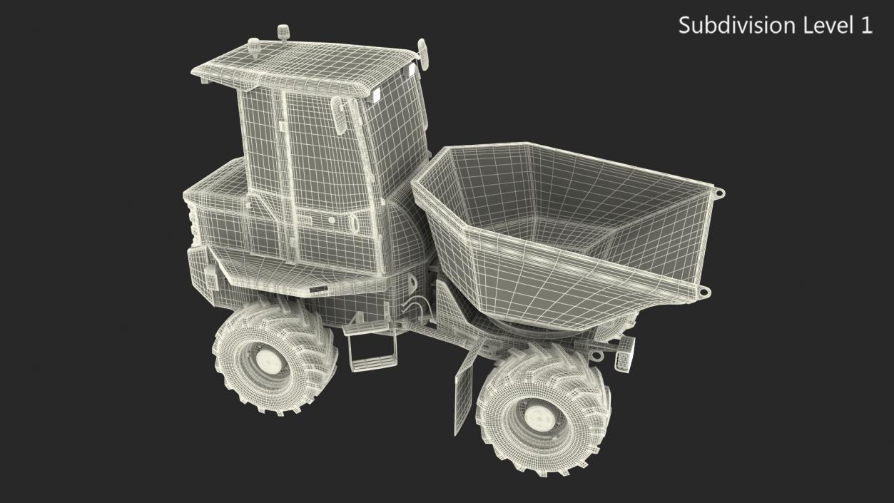 Cabbed Dumper Generic Dirty 3D