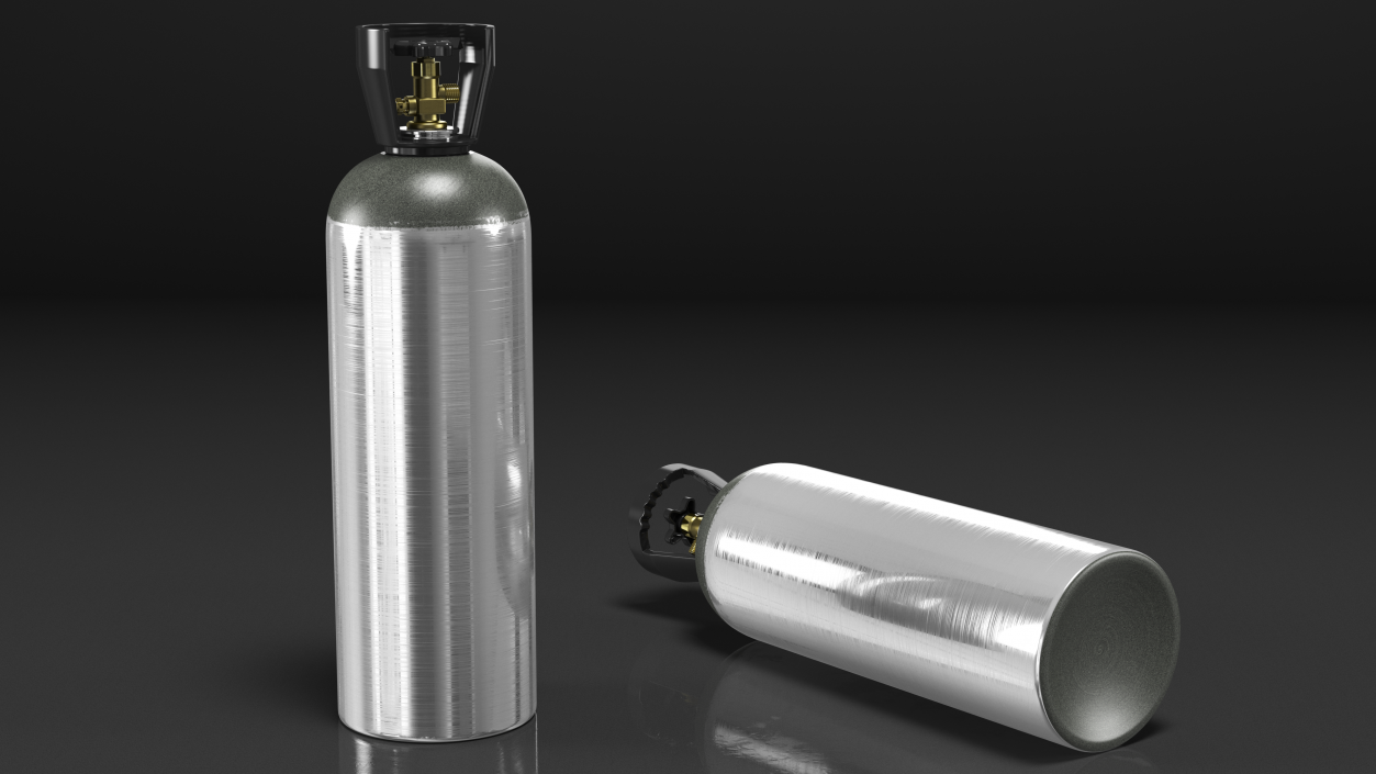 3D model Beverage Gas Supplies Cylinder