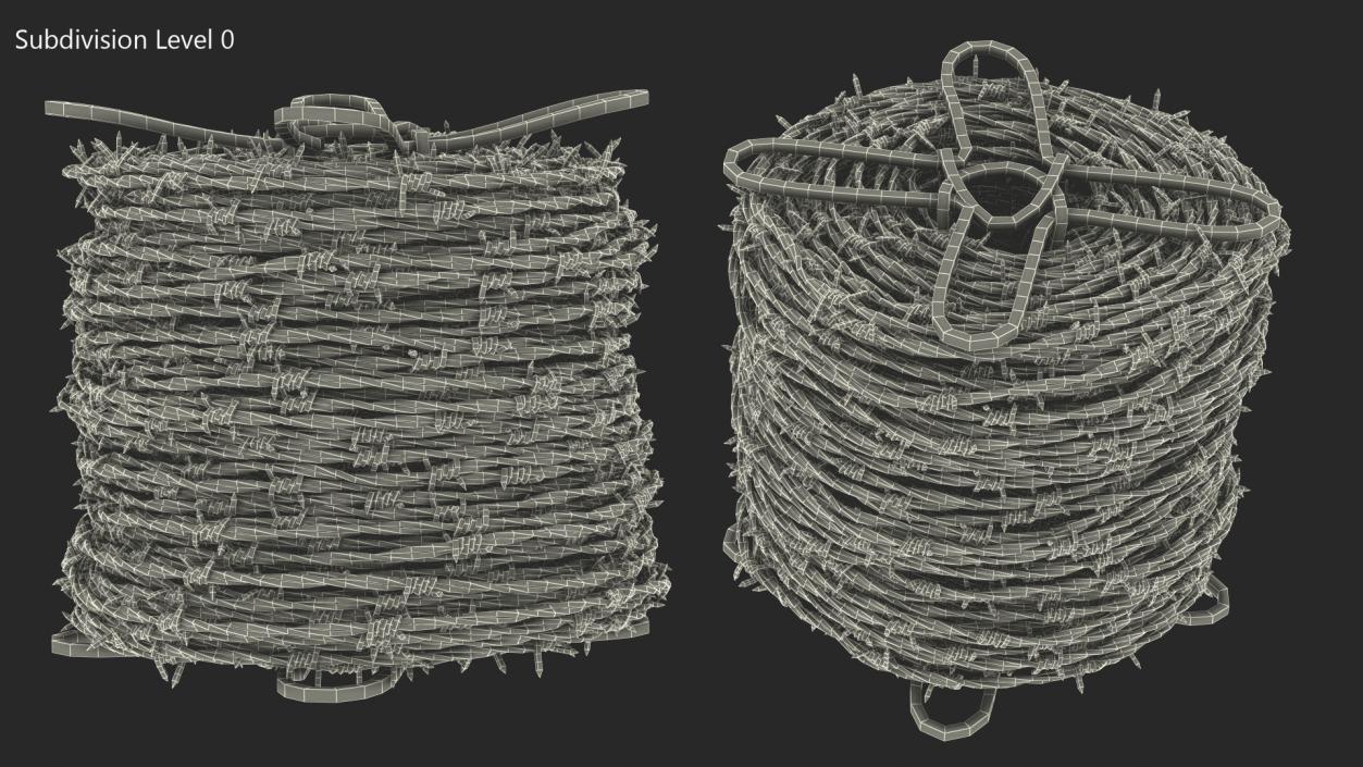 3D Barbed Wire Roll